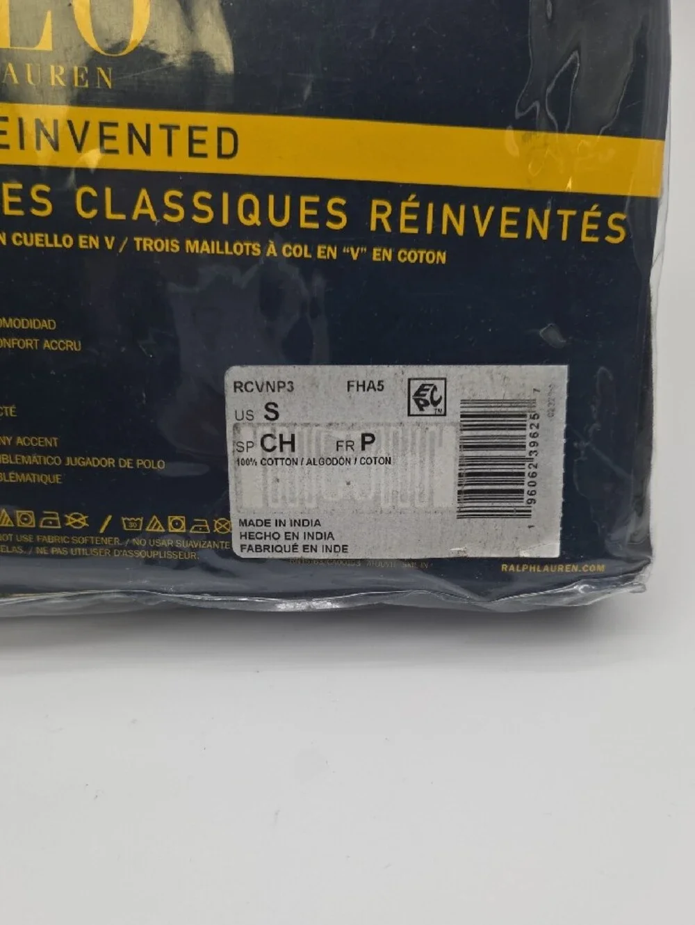 Ralph Lauren Navy and Yellow Packaged Tee Set